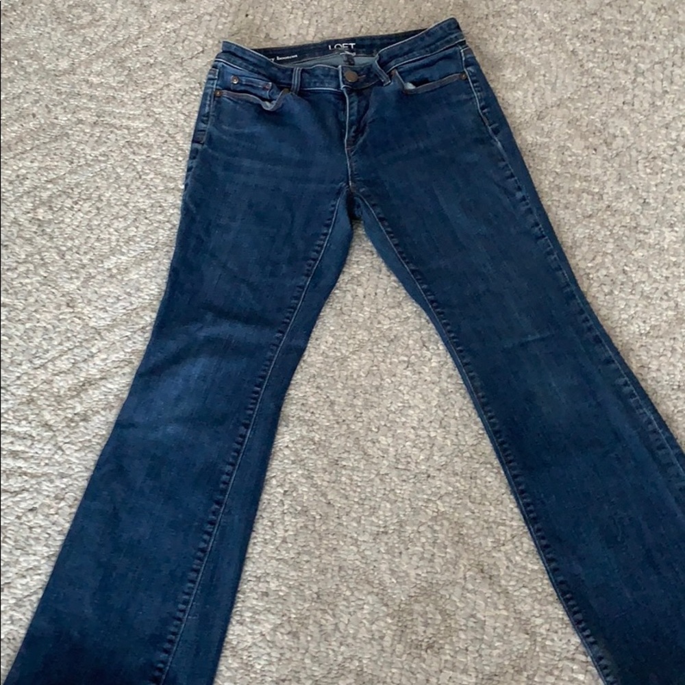 Loft Curvy boot cut jeans size 4